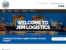 Tablet Screenshot of jemlogisticssolutions.com